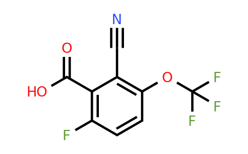 1805629-38-2 | 2-Cyano-6-fluoro-3-(trifluoromethoxy)benzoic acid