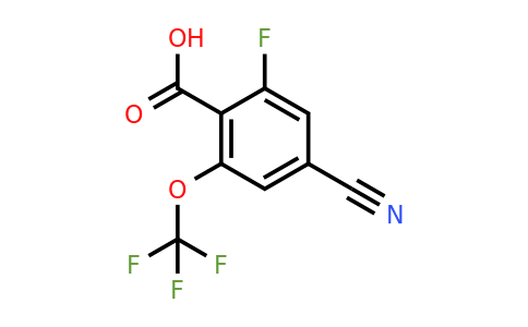 1805629-48-4 | 4-Cyano-2-fluoro-6-(trifluoromethoxy)benzoic acid