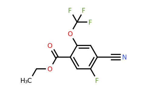 1805629-86-0 | Ethyl 4-cyano-5-fluoro-2-(trifluoromethoxy)benzoate