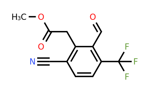 1805630-02-7 | Methyl 6-cyano-2-formyl-3-(trifluoromethyl)phenylacetate