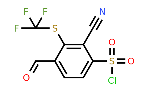 1805630-14-1 | 2-Cyano-4-formyl-3-(trifluoromethylthio)benzenesulfonylchloride