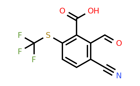 1805630-54-9 | 3-Cyano-2-formyl-6-(trifluoromethylthio)benzoic acid