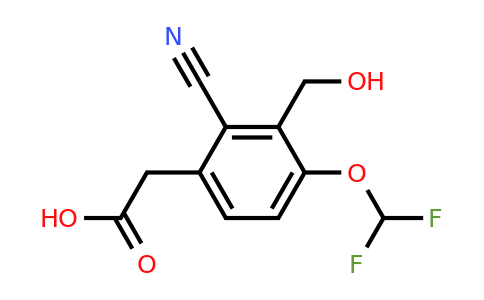 1805630-64-1 | 2-Cyano-4-difluoromethoxy-3-(hydroxymethyl)phenylacetic acid