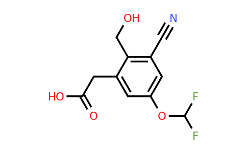 1805630-87-8 | 3-Cyano-5-difluoromethoxy-2-(hydroxymethyl)phenylacetic acid