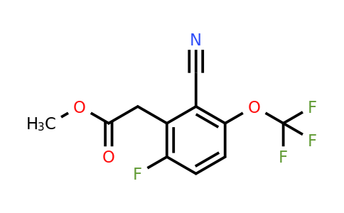 1805630-98-1 | Methyl 2-cyano-6-fluoro-3-(trifluoromethoxy)phenylacetate