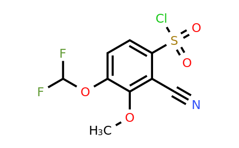 1805631-38-2 | 2-Cyano-4-difluoromethoxy-3-methoxybenzenesulfonylchloride