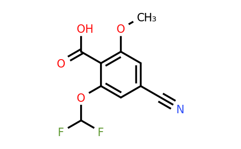 1805631-67-7 | 4-Cyano-2-difluoromethoxy-6-methoxybenzoic acid