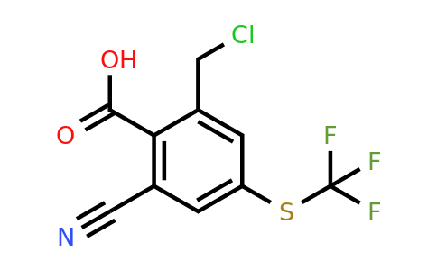1805631-93-9 | 2-Chloromethyl-6-cyano-4-(trifluoromethylthio)benzoic acid