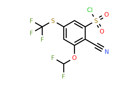 1805632-22-7 | 2-Cyano-3-difluoromethoxy-5-(trifluoromethylthio)benzenesulfonylchloride