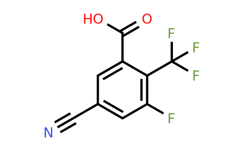 1805632-23-8 | 5-Cyano-3-fluoro-2-(trifluoromethyl)benzoic acid