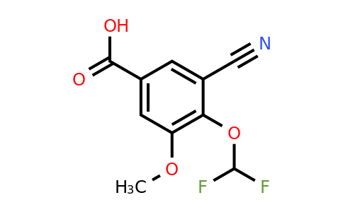 1805632-25-0 | 3-Cyano-4-difluoromethoxy-5-methoxybenzoic acid