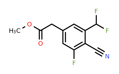 1805632-85-2 | Methyl 4-cyano-3-difluoromethyl-5-fluorophenylacetate