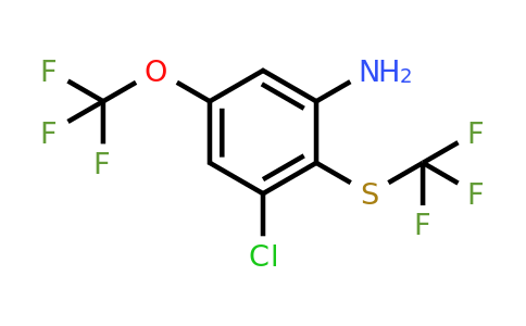1805633-00-4 | 3-Chloro-5-trifluoromethoxy-2-(trifluoromethylthio)aniline