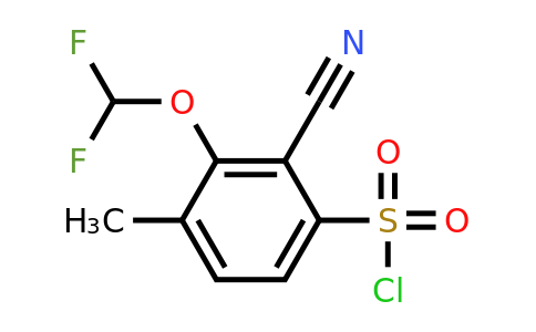 1805633-51-5 | 2-Cyano-3-difluoromethoxy-4-methylbenzenesulfonylchloride