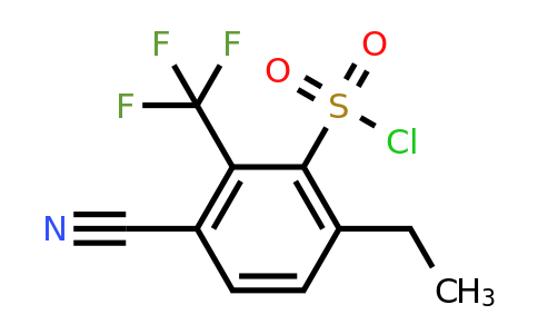 1805633-93-5 | 3-Cyano-6-ethyl-2-(trifluoromethyl)benzenesulfonylchloride
