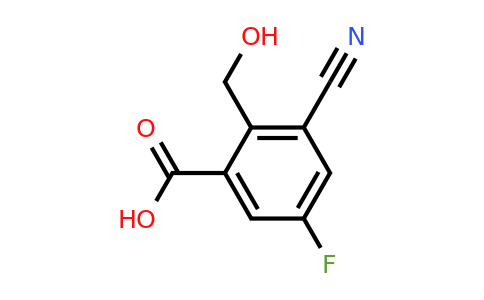 1805634-39-2 | 3-Cyano-5-fluoro-2-(hydroxymethyl)benzoic acid