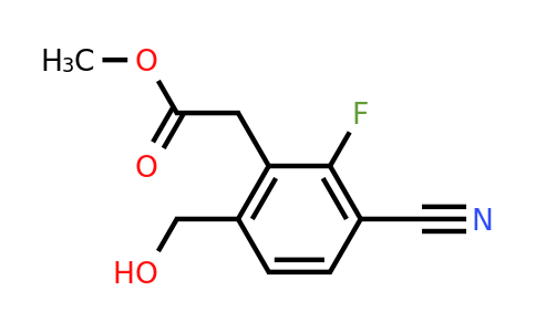 1805634-89-2 | Methyl 3-cyano-2-fluoro-6-(hydroxymethyl)phenylacetate