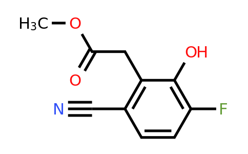 1805635-15-7 | Methyl 6-cyano-3-fluoro-2-hydroxyphenylacetate