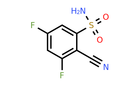 1805635-21-5 | 2-Cyano-3,5-difluorobenzenesulfonamide