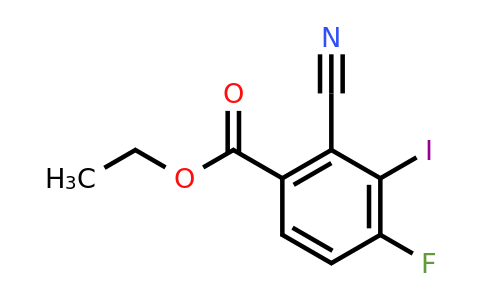 1805635-48-6 | Ethyl 2-cyano-4-fluoro-3-iodobenzoate