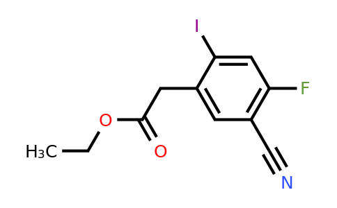 1805635-67-9 | Ethyl 5-cyano-4-fluoro-2-iodophenylacetate
