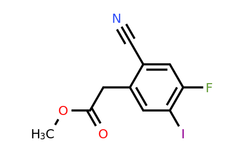 1805635-69-1 | Methyl 2-cyano-4-fluoro-5-iodophenylacetate