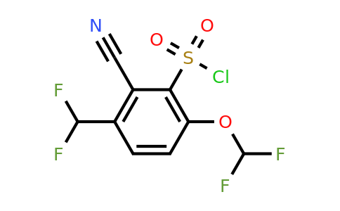 1805635-71-5 | 2-Cyano-6-difluoromethoxy-3-(difluoromethyl)benzenesulfonylchloride