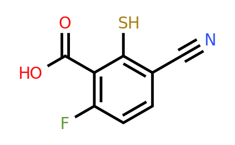 1805635-91-9 | 3-Cyano-6-fluoro-2-mercaptobenzoic acid