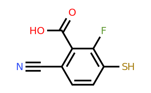 1805635-92-0 | 6-Cyano-2-fluoro-3-mercaptobenzoic acid
