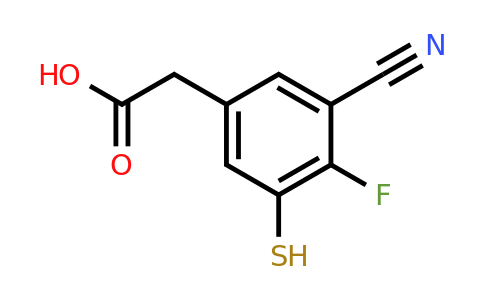 1805636-03-6 | 3-Cyano-4-fluoro-5-mercaptophenylacetic acid