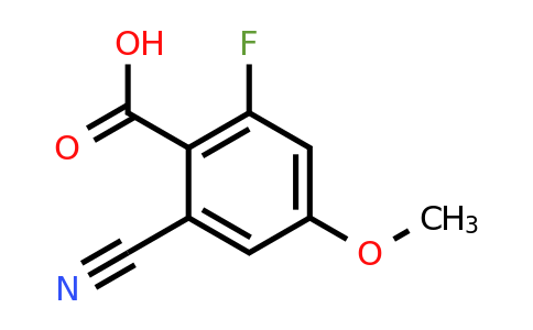 1805636-12-7 | 2-Cyano-6-fluoro-4-methoxybenzoic acid