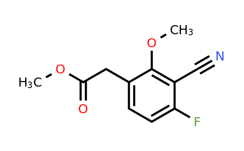1805636-18-3 | Methyl 3-cyano-4-fluoro-2-methoxyphenylacetate
