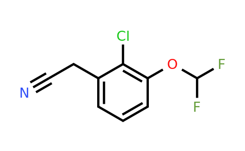 1805636-43-4 | 2-Chloro-3-(difluoromethoxy)phenylacetonitrile