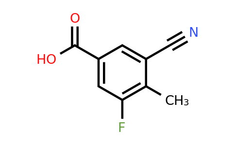 1805636-47-8 | 3-Cyano-5-fluoro-4-methylbenzoic acid