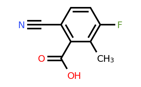 1805636-53-6 | 6-Cyano-3-fluoro-2-methylbenzoic acid