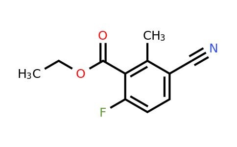 1805636-60-5 | Ethyl 3-cyano-6-fluoro-2-methylbenzoate