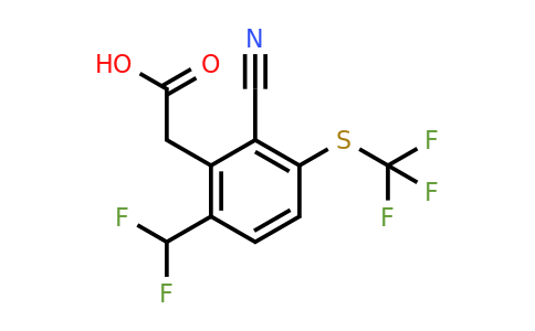 1805637-05-1 | 2-Cyano-6-difluoromethyl-3-(trifluoromethylthio)phenylacetic acid