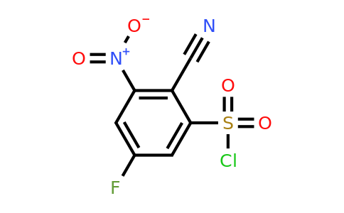 1805637-11-9 | 2-Cyano-5-fluoro-3-nitrobenzenesulfonylchloride