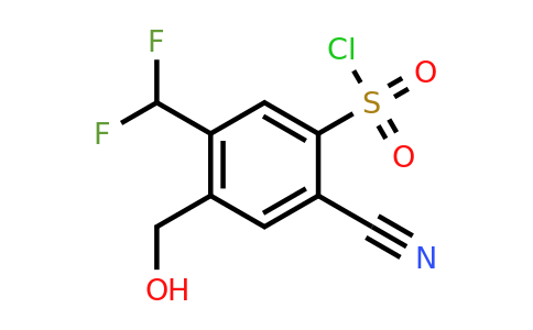 1805637-29-9 | 2-Cyano-5-difluoromethyl-4-(hydroxymethyl)benzenesulfonylchloride