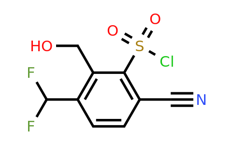 1805637-51-7 | 6-Cyano-3-difluoromethyl-2-(hydroxymethyl)benzenesulfonylchloride