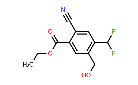 1805637-89-1 | Ethyl 2-cyano-4-difluoromethyl-5-(hydroxymethyl)benzoate