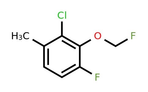 2-Chloro-4-fluoro-3-(fluoromethoxy)toluene