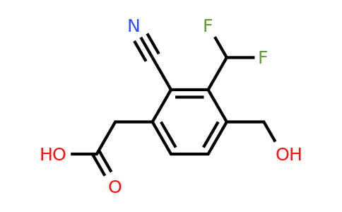 1805639-04-6 | 2-Cyano-3-difluoromethyl-4-(hydroxymethyl)phenylacetic acid