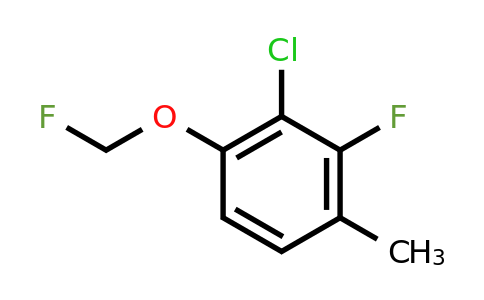 1805639-08-0 | 3-Chloro-2-fluoro-4-(fluoromethoxy)toluene