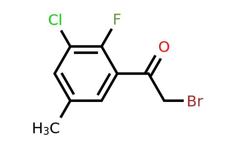 1805640-45-2 | 3'-Chloro-2'-fluoro-5'-methylphenacyl bromide