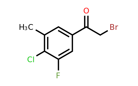 1805640-56-5 | 4'-Chloro-3'-fluoro-5'-methylphenacyl bromide