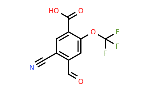 1805640-65-6 | 5-Cyano-4-formyl-2-(trifluoromethoxy)benzoic acid
