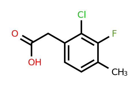 1805640-79-2 | 2-Chloro-3-fluoro-4-methylphenylacetic acid