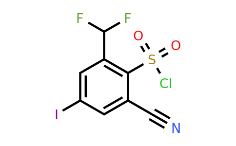 1805640-99-6 | 2-Cyano-6-difluoromethyl-4-iodobenzenesulfonylchloride