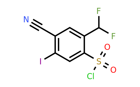 1805641-15-9 | 4-Cyano-2-difluoromethyl-5-iodobenzenesulfonylchloride